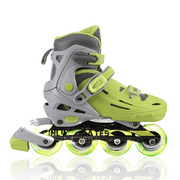 C7skates Adjustable Kids Inline Skates with Light Up Wheels (Flash, Size M)