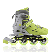 C7skates Adjustable Kids Inline Skates with Light Up Wheels Flash, Size S