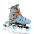thumbnail image 1 of C7skates Adjustable Kids Inline Skates with Light Up Wheels (Wave Rider, Size L), 1 of 7