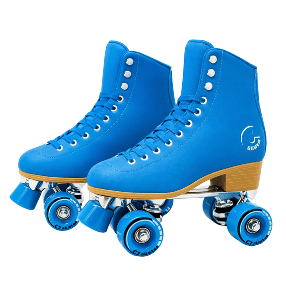 C7skates Cute Roller Skates for Girls and Adults (Coastal Breeze, Women's 10 / Men's 9)