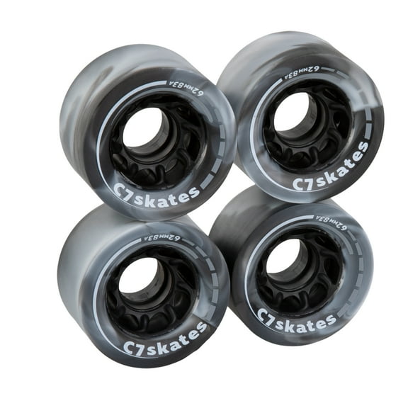 C7skates Dark Magic 62mm Quad Roller Skate Wheels (Midnight Sky)