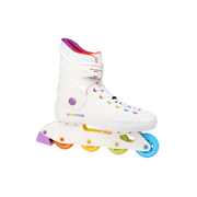 C7skates Rainbow Nostalgic Adult Inline Skates For Women and Adult, Size 10