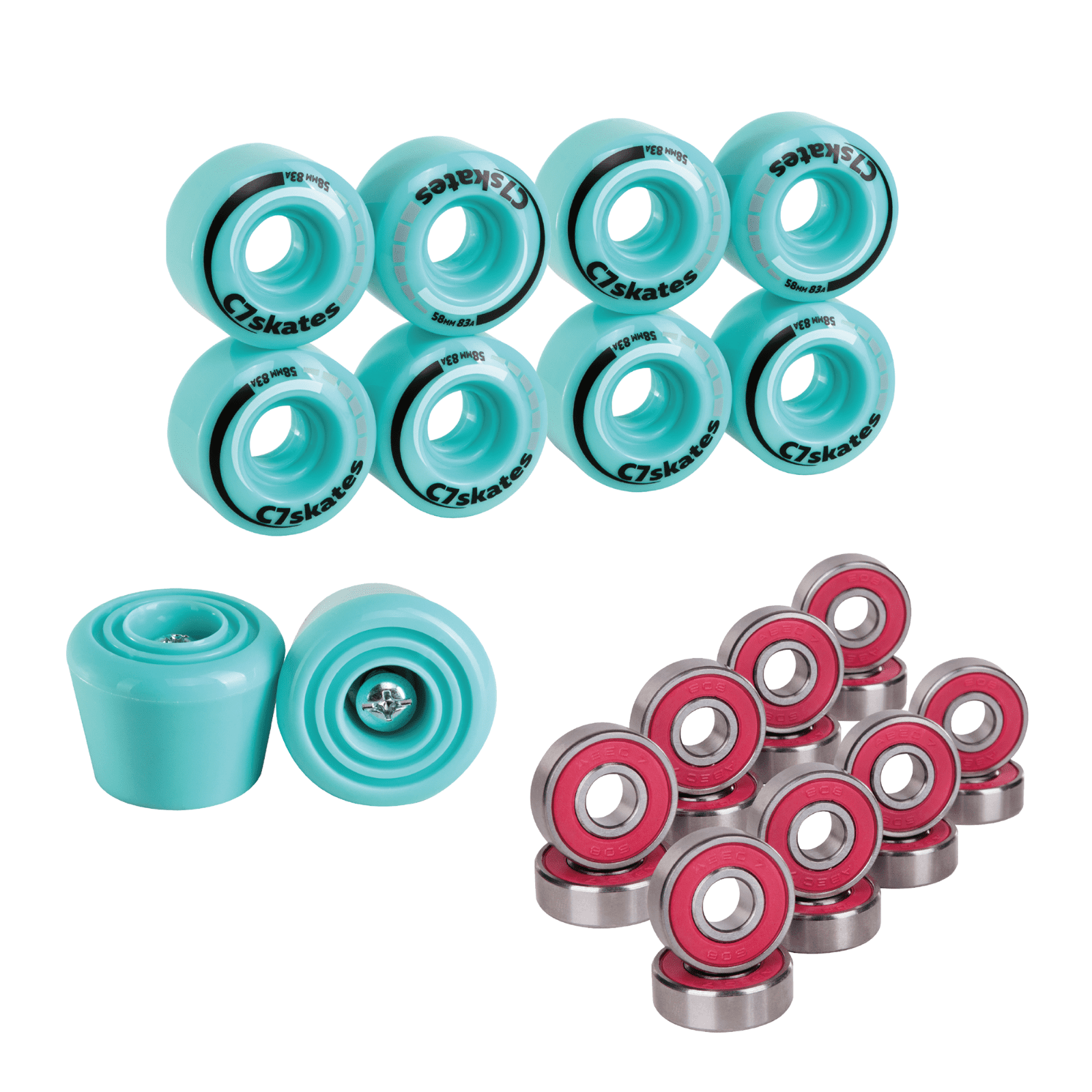 C7skates Roller Skates For Girls And Adults (Duchess, Women's 9 / Men's 8