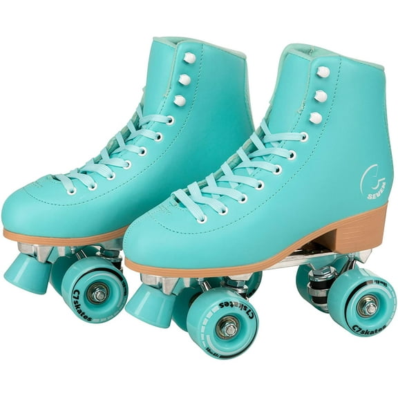 C7skates Roller Skates for Girls and Adults (Aquamarine, Women's 9 / Men's 8)