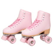 C7skates Roller Skates for Girls and Adults Cherry Blossom, Womens 9 / Mens 8