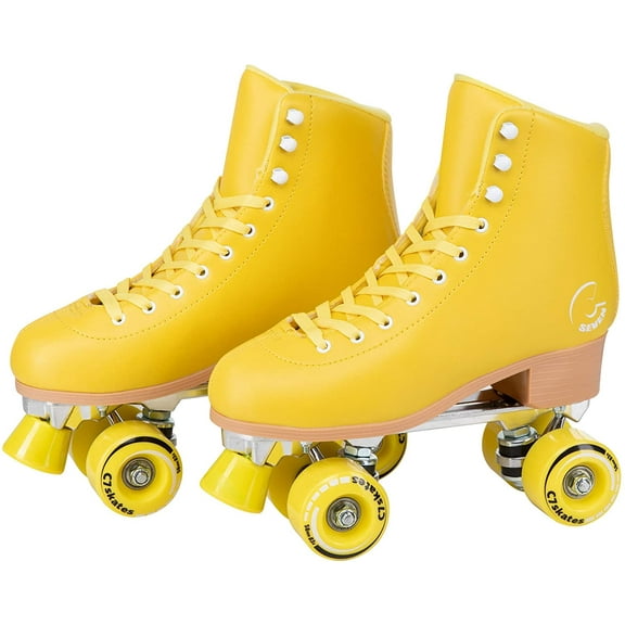 C7skates Roller Skates for Girls and Adults (Lemonpop, Women's 9 / Men's 8)