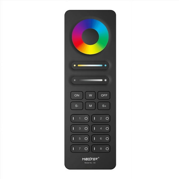 C8-B - 8-Zone RGB+CCT Remote (Black)