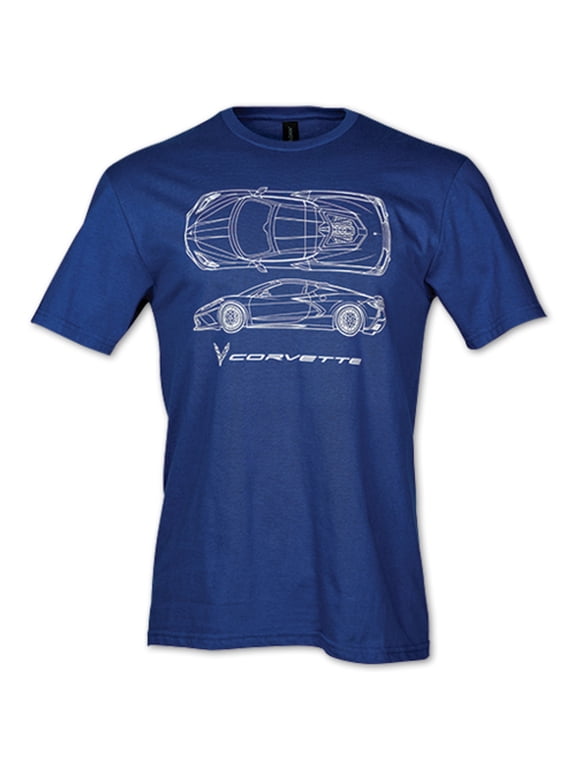 C8 Corvette Blueprint T-Shirt