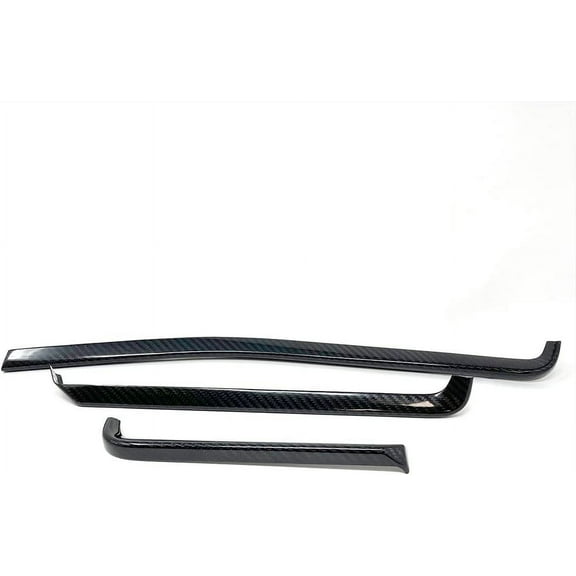 C8 Corvette Carbon Fiber Interior Dash Trim Kit - 3 Piece