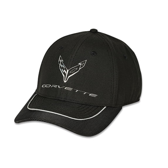 C8 Corvette Metallic Black Polyester Hat