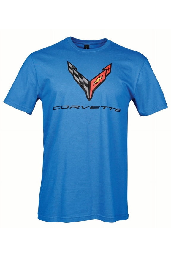 C8 Corvette Next Gen Carbon Flash Blue T-Shirt - Size XL
