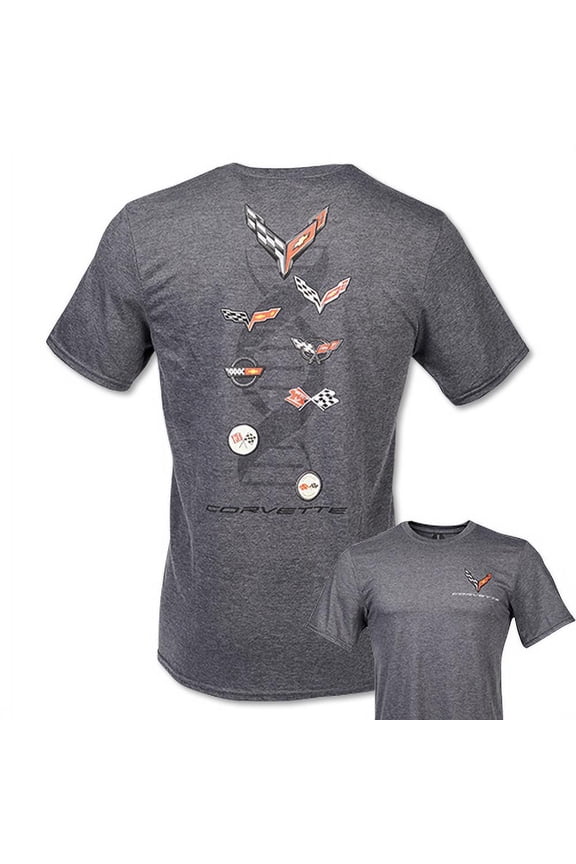 C8 Corvette Next Gen DNA Evolution Gray T-Shirt - XXL