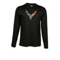 thumbnail image 1 of C8 Corvette Next Generation Carbon Flash Long Sleeve T-Shirt - Black Small, 1 of 2