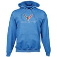 thumbnail image 1 of C8 Corvette Next Generation Embroidered Sweatshirt Hoodie X-Large, Blue, 1 of 1