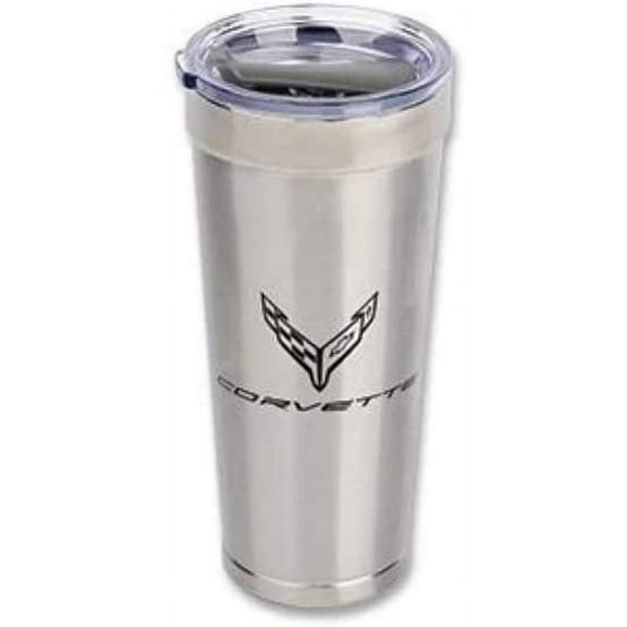 C8 Corvette Next Generation Polar Tumbler 20oz Silver