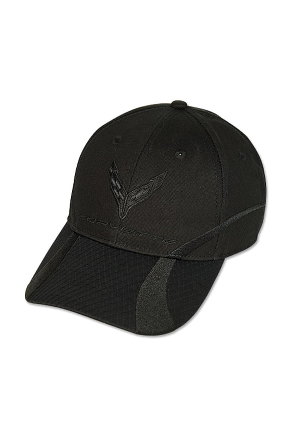 Tonal Ghost Baseball Hat -Black