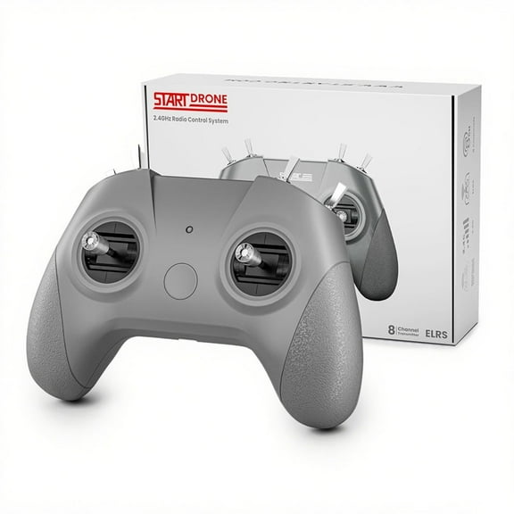 C8 ERLS RC Transmitter Remote Control for FPV Racing Drone/RC Airplane/Multirotos/Car/Boat, 8 Channels FPV RC Flight Simulator Controller