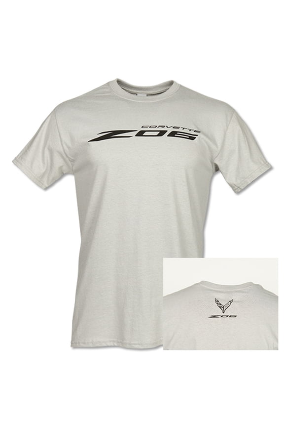 C8 Z06 Corvette Gray T-Shirt - Large