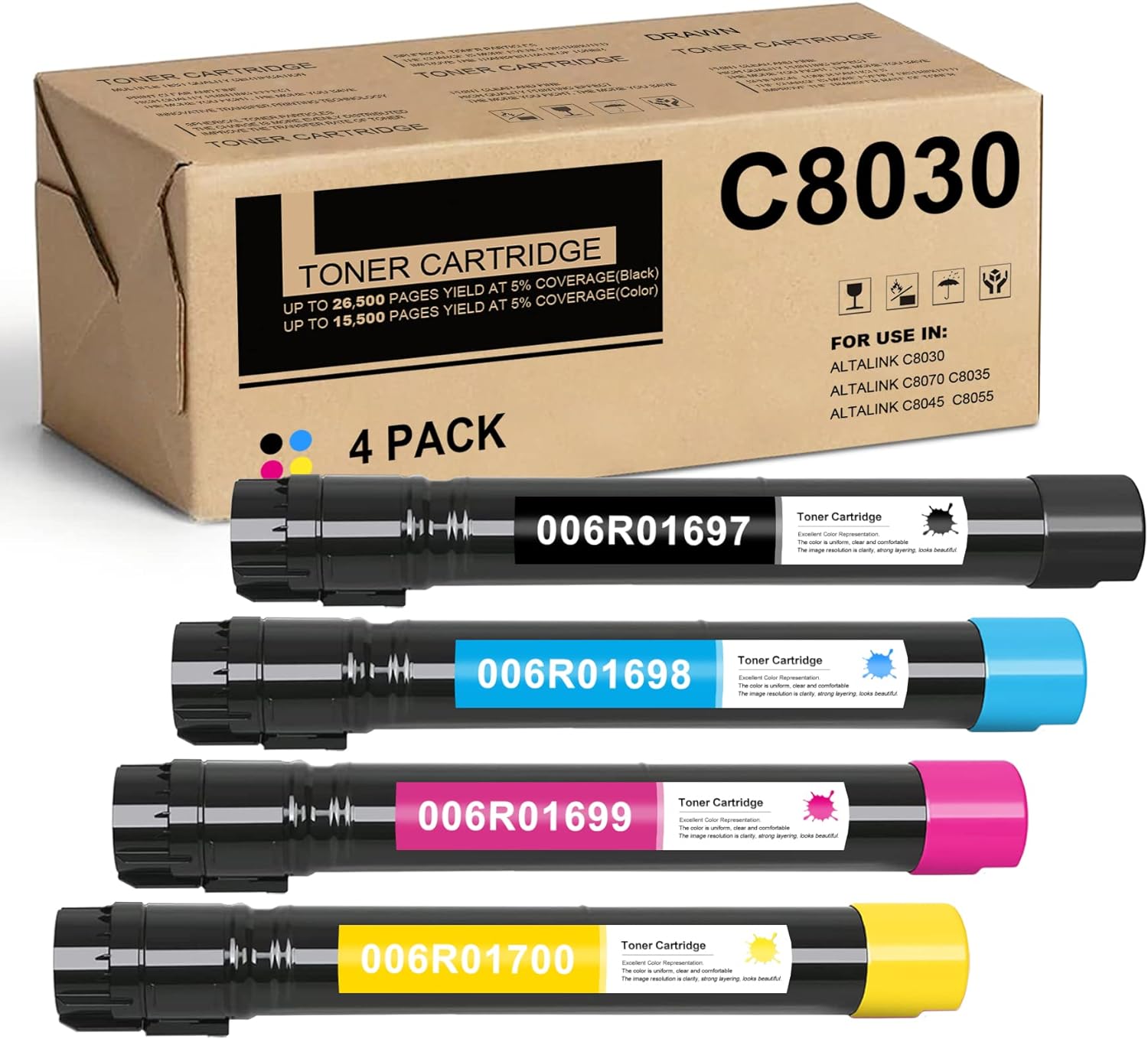 Xerox AltaLink C8130, 35, 45, 55, 70, B8145, 55, 70 Second Bias Transfer Roller (200,000 Yield