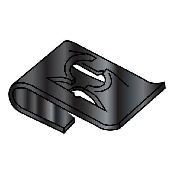 C8038-8-4 Type J Steel Spring Nut Black Phosphate (Pack Qty 2,000) BC-214980