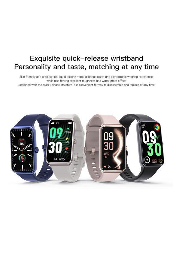 C82 Smart Watch 1.47 Inch Sleep Bracelet Women's Android Universal Bracelet with Heart Rate Monitor Pedometer Notification D