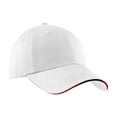 thumbnail image 1 of C830 Port Authority Sandwich Bill Cap with Striped Closure Men's Ball Cap, 1 of 3