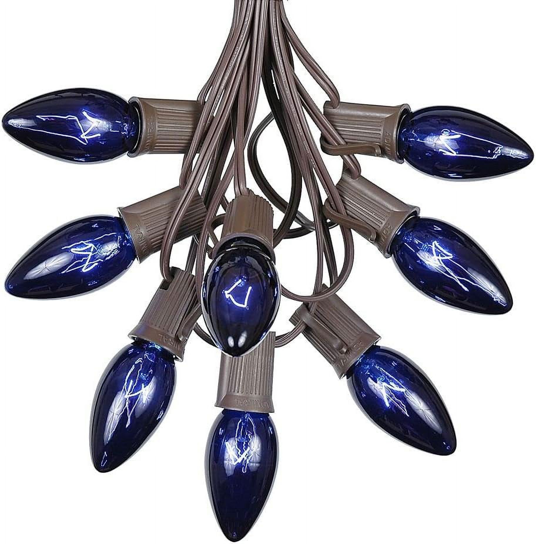 C9 Blue Christmas String Light Set Outdoor Christmas Light String