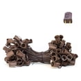 thumbnail image 1 of C9 Brown Light String SPT1 – Brown Strand 100 sockets, 1 of 2