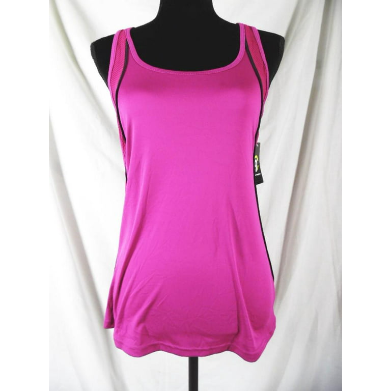 C9 Champion Women's Active Tank Top Duo Dry Breathable Fabric Magenta Zeal  XS 