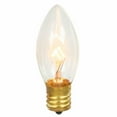 thumbnail image 1 of Vickerman C9 Transparent Clear Replacement Bulb, 7 Watt, 130 Volt, UL, E17 Base, box of 25, 1 of 1