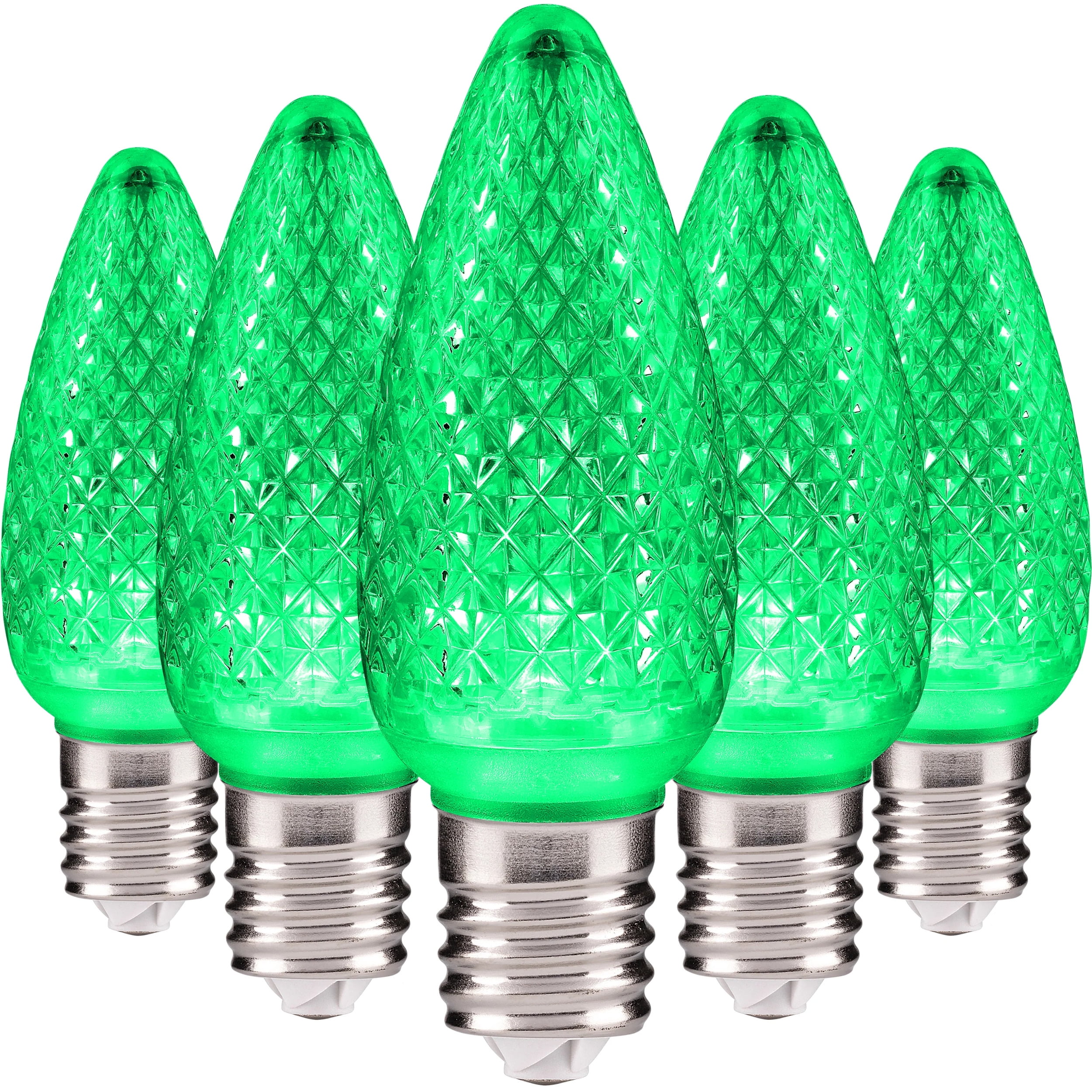 C9 LED Christmas Light Bulbs | Faceted - Walmart.com