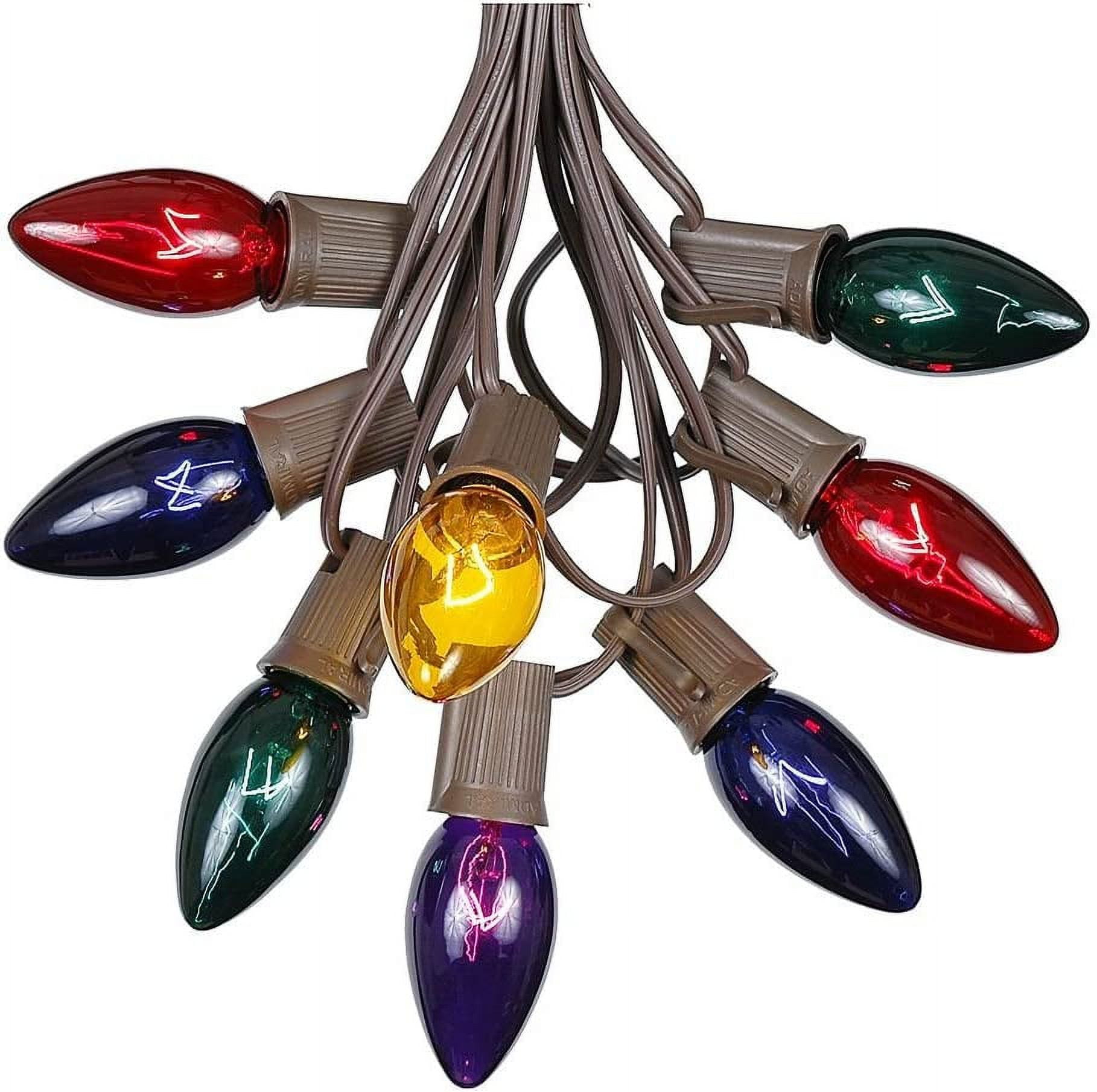 C9 Multi Christmas String Light Set Outdoor Christmas Light String