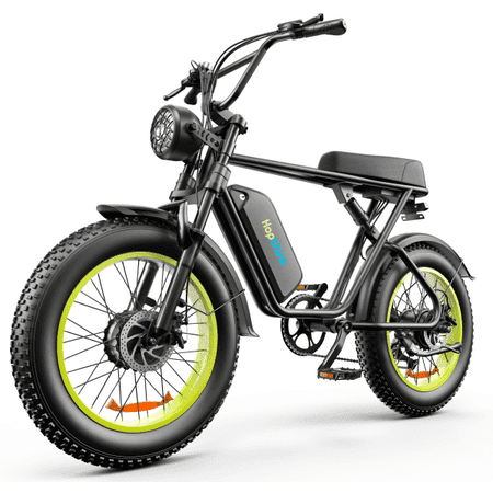 C91 Electric Bike -Dual Motors 750W - Removable 23Ah Battery - Up to 100 km Range - Shimano 7-Speed Gears - Hydrualic Brake - 20" Wheels