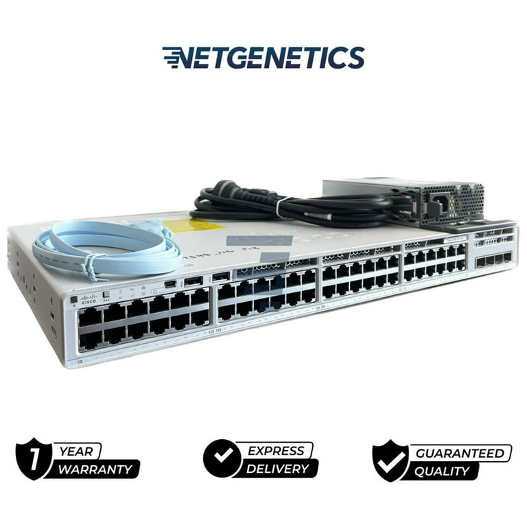 C9200L-48T-4X-A Cisco Catalyst 9200 48-port data only, 4 x 10G
