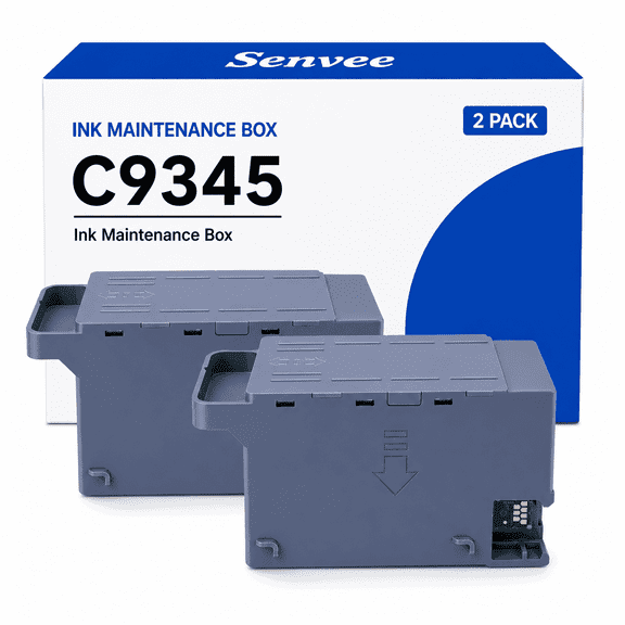 C9345 Maintenance Tank Box Replacement for WF7840 WF7820 WF7310 ET16650 16600 5880 5850 5800 8550 8500 EC-C7000 ST-C8000 C8090 Printer(2 Pack)