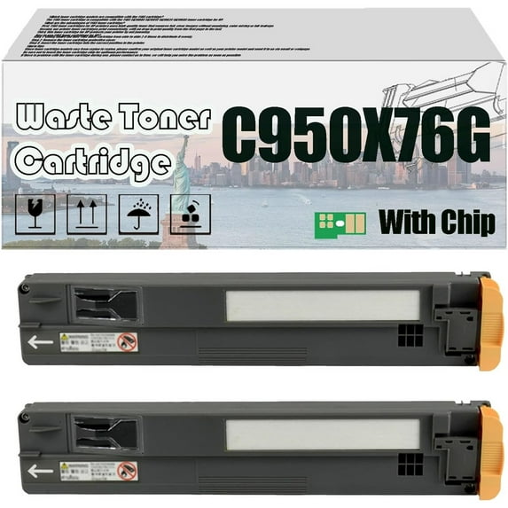 C950X76G Waste Toner Box, Compatible for Lexmark C950 C950de X950de X952de X954de Printers