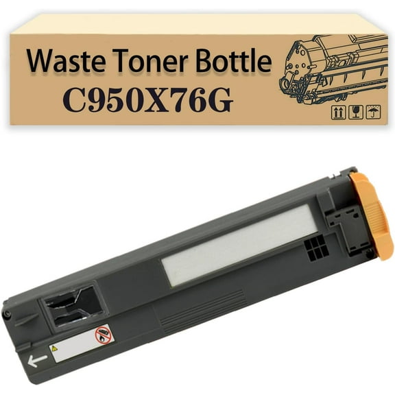 C950X76G Waste Toner Box Replacement for Lexmark C950 C950de X950de X952de X954de Printers, High Yield 30,000 Pages