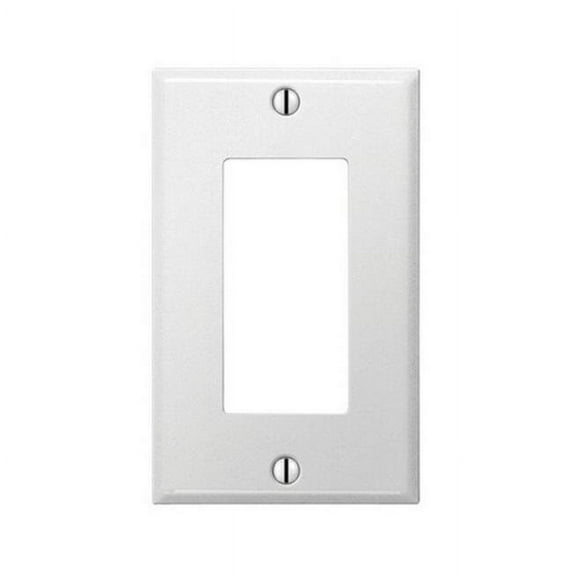 C981RW 1 Rocker Pro-White Stamped Steel Wall Plate