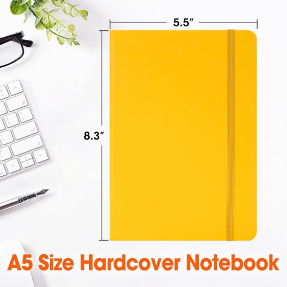 CA 12 Pack Lined Journal Notebook for Work, 200 Pages, Medium 5.5 in x 8.3 in, 6 Colors A5, Journaling Notebooks for Writing, Note Taking
