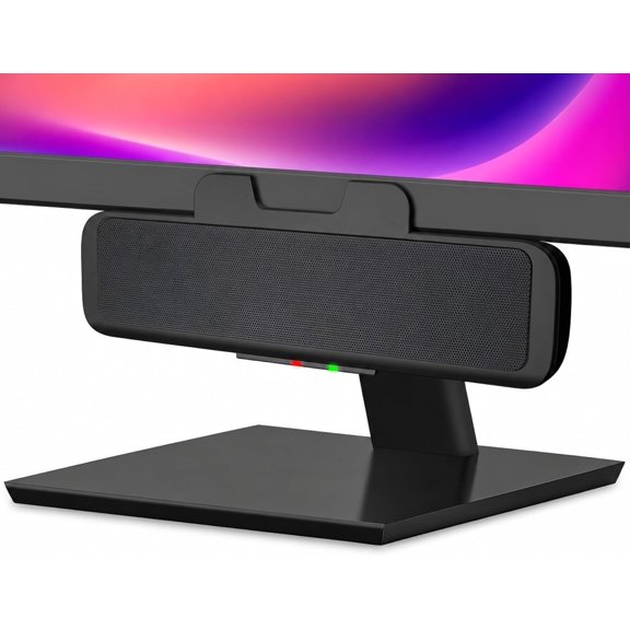 CA-2890 USB Speaker Bar, 10W, Clip-On Monitor Mount Design