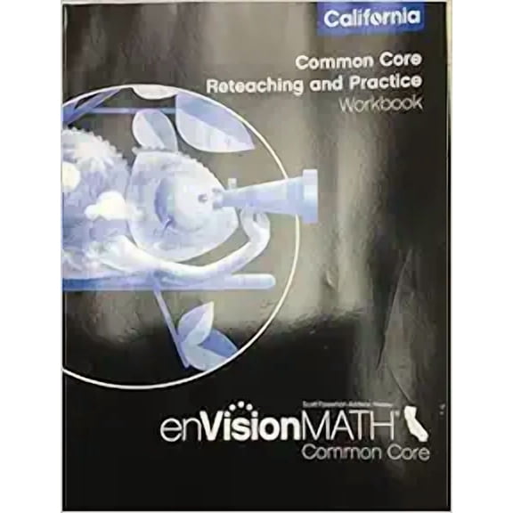 Pre-Owned CA Common Core Reteaching and Practice Workbook enVision Math Grade 4 Paperback