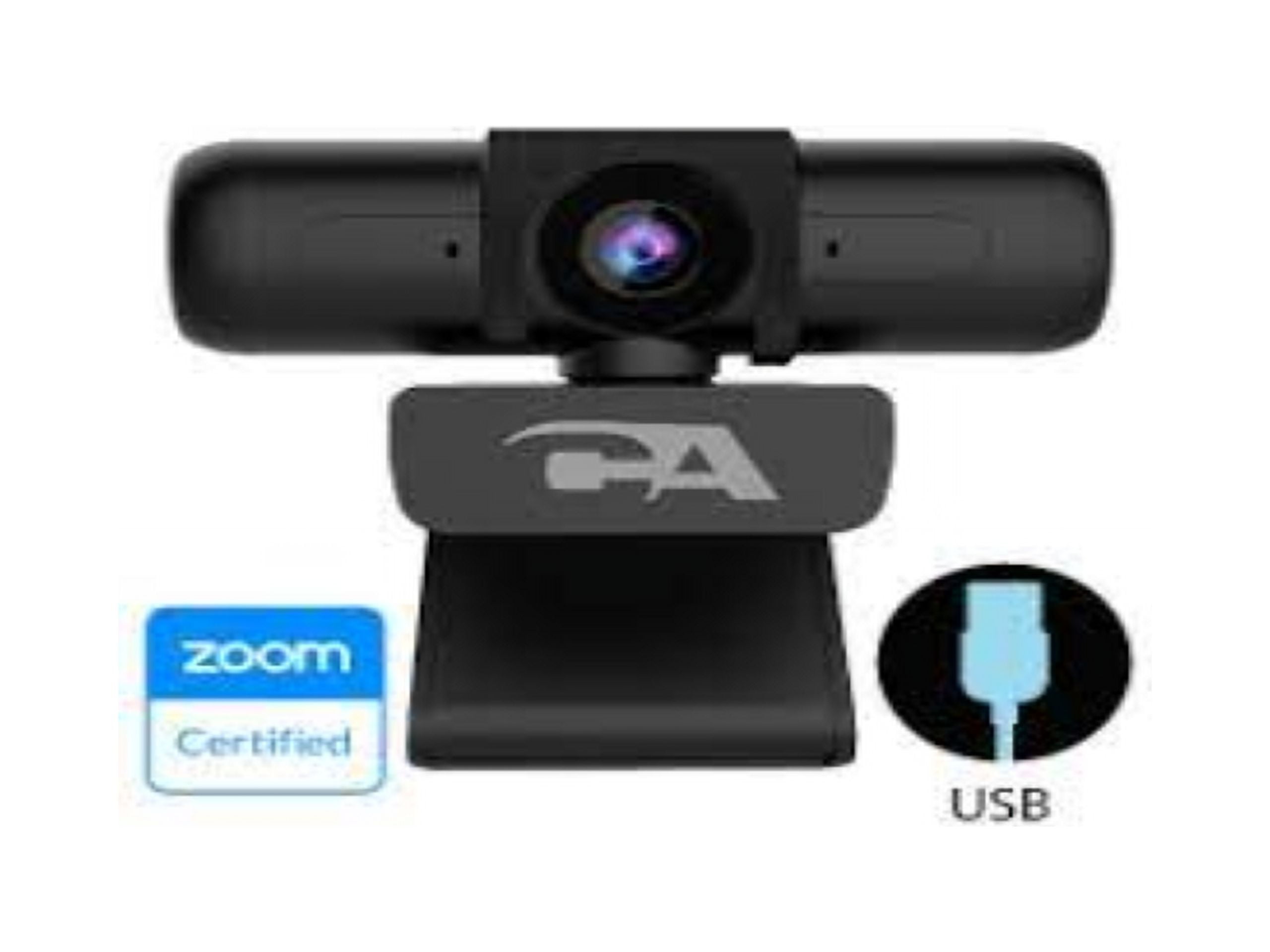Cyber Acoustics Essential 1080p 5MP Zoom Certified USB Webcam