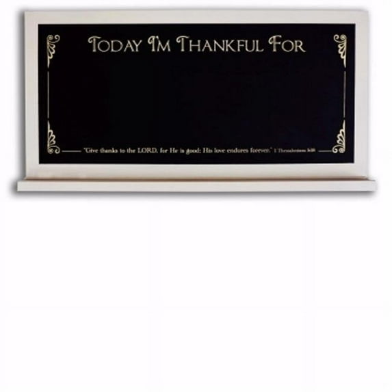 CA Gift 149309 Thankful for Chalkboard - 18 x 10 in.