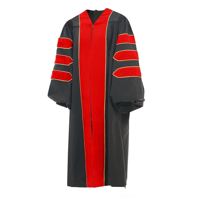 CA Graduation Deluxe Doctoral Graduation Gown / PhD Gown / Doctoral ...
