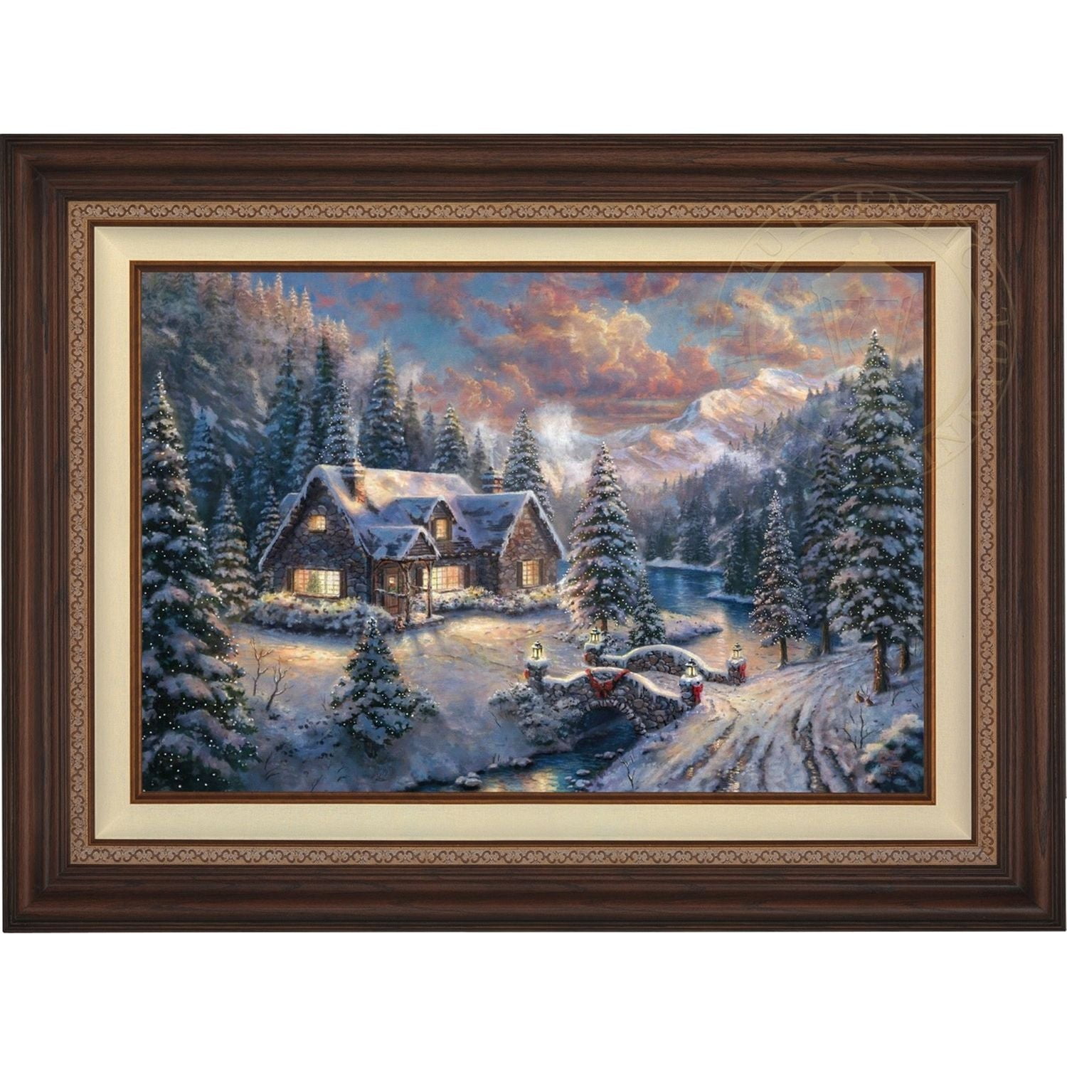 Craft Buddy Country Christmas Paint by Number Kit