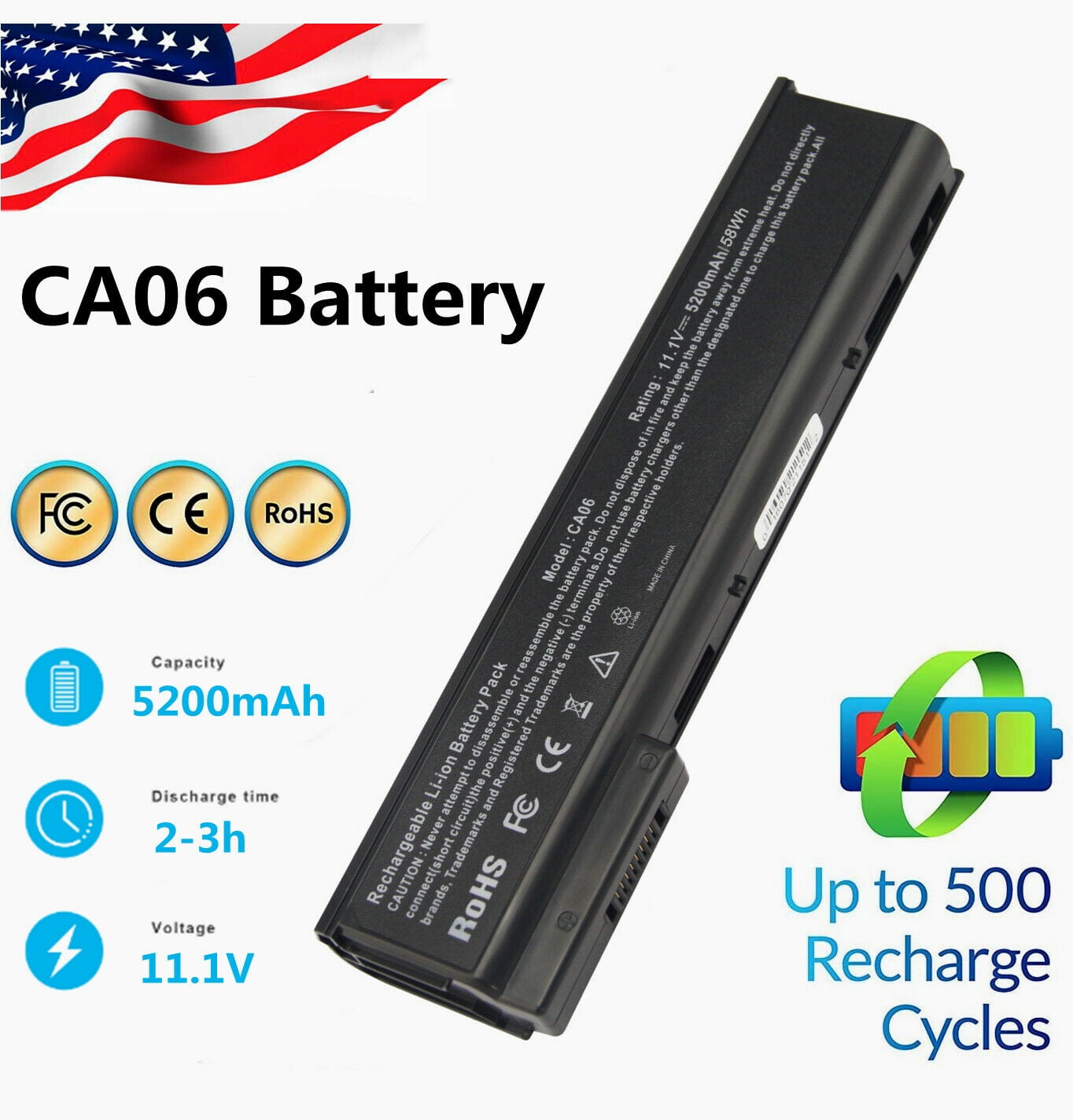CA06 CA06XL Battery For HP ProBook 640 650 G1 HSTNN-DB4Y HSTNN-LB4X ...