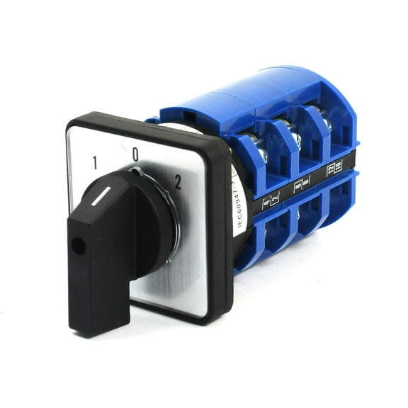 CA10-63 3-Pole Square Panel Mounting Rotary Cam Changeover Switch 660V 63A