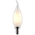 thumbnail image 1 of CA10 Flame Tip E12 Candelabra Filament Soft White 40W Equivalence LED Bulb, Pack of 2, 1 of 1