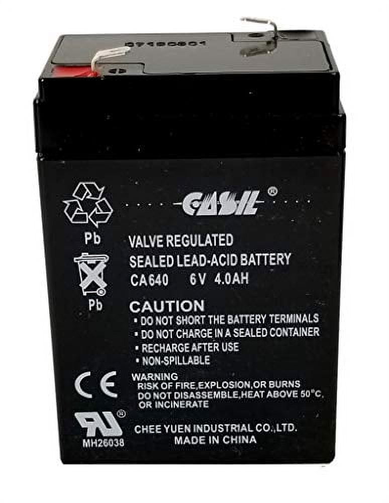 CA640 6v 4ah Battery for Deer Feeder exit Sign Battery 6v Emergency