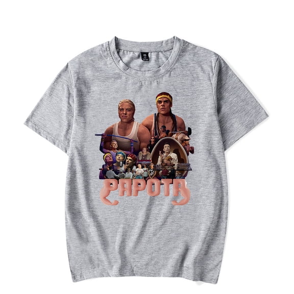 CA7RIEL & Paco Amoroso Merch Papota Video T-Shirt Men Women Short Sleeve Album Merch Tee